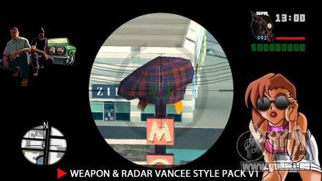 Waffe & Radar VanCee Style Pack v1 für GTA San Andreas