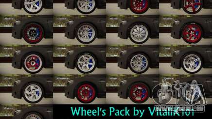 Wheels Pack by VitaliK101 für GTA San Andreas