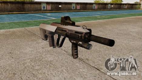 Maschine Steyr AUG-A3-Optik Chrome für GTA 4