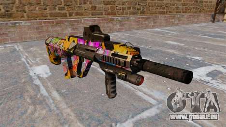 Maschine Steyr AUG A3 Graffiti für GTA 4