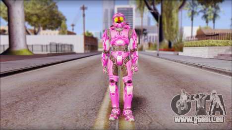 Masterchief Pink from Halo für GTA San Andreas