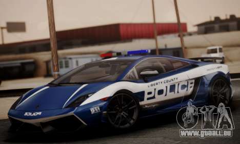 Lamborghini Gallardo LP 570-4 2011 Police v2 pour GTA San Andreas