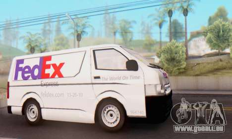 Toyota Hiace FedEx Cargo Van 2006 pour GTA San Andreas