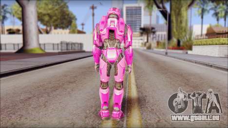 Masterchief Pink from Halo pour GTA San Andreas