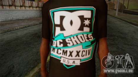 DC Shoes USA T-Shirt für GTA San Andreas