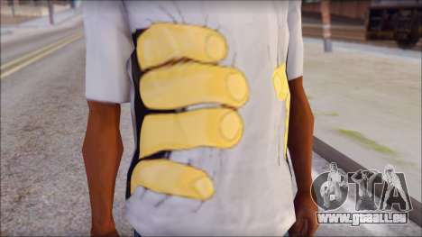 T-Shirt Hands für GTA San Andreas