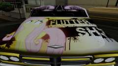 Travaux de peinture pour Slamvan MLP Fluttershy pour GTA San Andreas