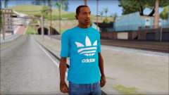 Blue Adidas Shirt pour GTA San Andreas