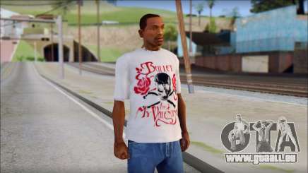 Bullet For My Valentine White Fan T-Shirt pour GTA San Andreas