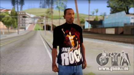 WWE The Rock T-Shirt für GTA San Andreas