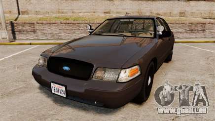 Ford Crown Victoria Sheriff [ELS] Unmarked pour GTA 4