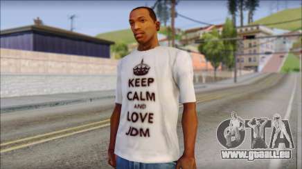 JDM Keep Calm T-Shirt pour GTA San Andreas