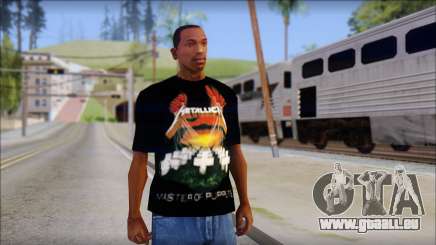 Metallica Master Of Puppets T-Shirt für GTA San Andreas