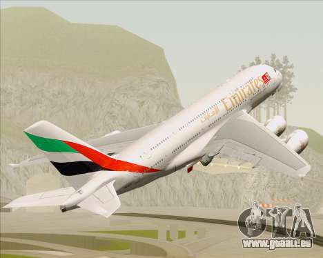 Airbus A380-841 Emirates für GTA San Andreas
