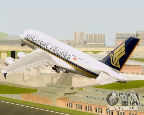 Airbus A380-841 Singapore Airlines für GTA San Andreas