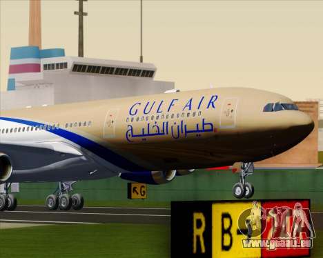 Airbus A340-313 Gulf Air für GTA San Andreas