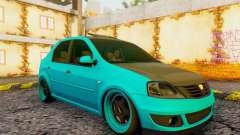 Dacia Logan Pearl Blue für GTA San Andreas