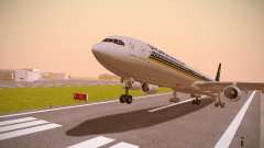 Airbus A340-600 Singapore Airlines für GTA San Andreas