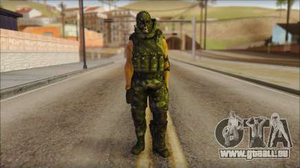 Claude Resurrection Skin from COD 5 v2 pour GTA San Andreas