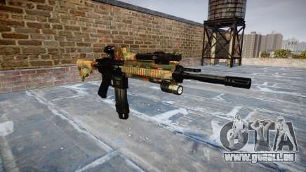 Fusil automatique Colt M4A1 jungle pour GTA 4