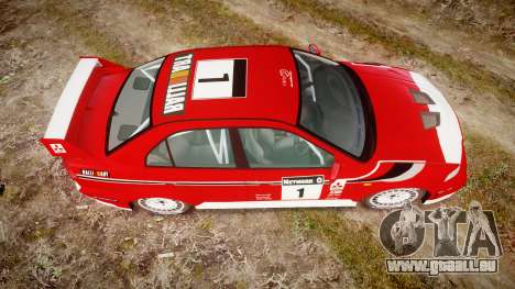 Mitsubishi Lancer Evolution VI 2000 Rally pour GTA 4