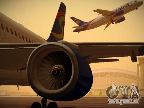 Airbus A319-132 Spirit Airlines pour GTA San Andreas