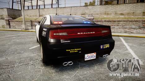 GTA V Bravado Buffalo LS Police [ELS] Slicktop pour GTA 4