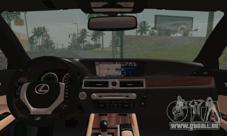 Lexus GS350 F Sport 2013 pour GTA San Andreas