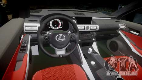 Lexus IS 350 F-Sport 2014 Rims2 pour GTA 4