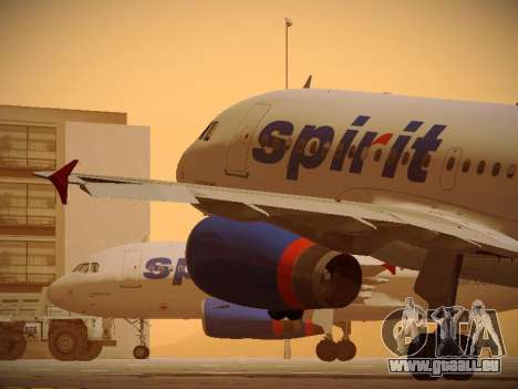 Airbus A319-132 Spirit Airlines für GTA San Andreas