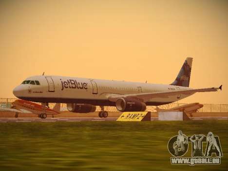 Airbus A321-232 jetBlue La vie en Blue für GTA San Andreas