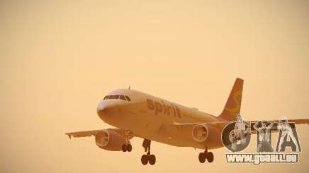 Airbus A319-132 Spirit Airlines pour GTA San Andreas