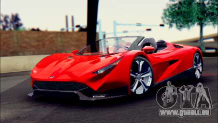 Specter Roadster 2013 (SA Plate) pour GTA San Andreas