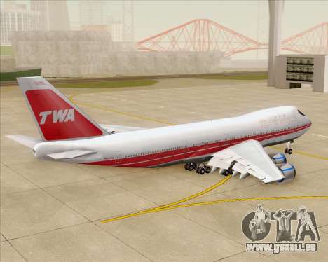 Boeing 747-100 Trans World Airlines (TWA) für GTA San Andreas