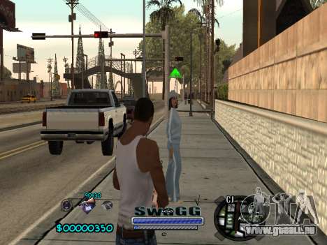 CLEO HUD SWAGG pour GTA San Andreas