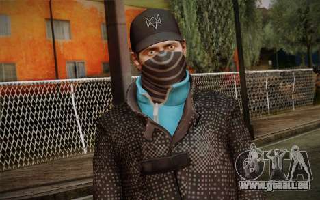 Aiden Pearce from Watch Dogs v3 pour GTA San Andreas