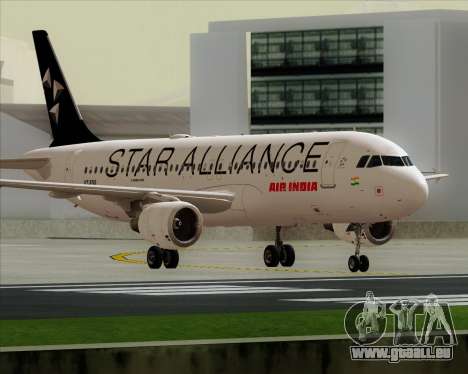 Airbus A320-200 Air India (Star Alliance Livery) für GTA San Andreas