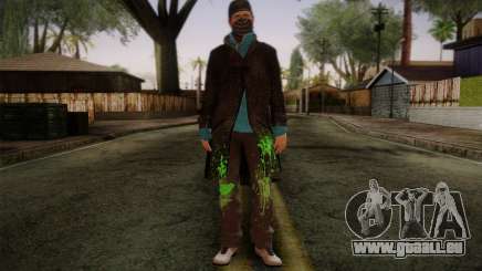 Aiden Pearce from Watch Dogs v3 pour GTA San Andreas