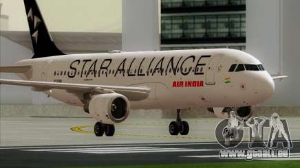 Airbus A320-200 Air India (Star Alliance Livery) für GTA San Andreas