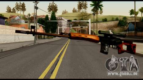 SVD from Metal Gear Solid pour GTA San Andreas