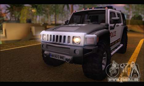Hummer H3 Police pour GTA San Andreas