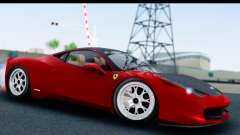 Ferrari 458 Italia Stanced pour GTA San Andreas