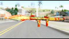 Rocket Launcher with Blood für GTA San Andreas