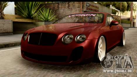 Bentley Continental VIP Stance Style pour GTA San Andreas