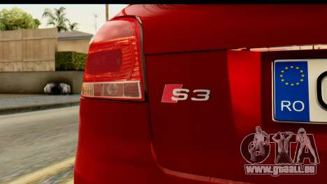 Audi S3 2007 Camber Edit für GTA San Andreas