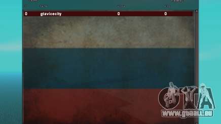 SampGUI Flagge Von Russland für GTA San Andreas