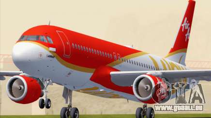 Airbus A320-200 Indonesia AirAsia WOW Livery pour GTA San Andreas