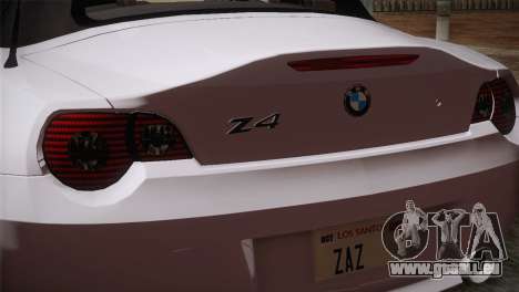 BMW Z4 V10 IVF pour GTA San Andreas