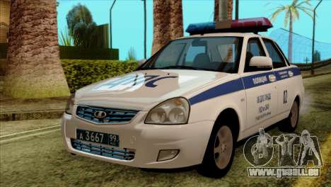 Lada Priora 2170 Polizei DPS Moskau für GTA San Andreas