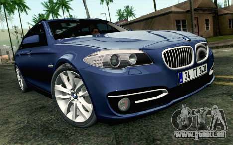 BMW 530d F11 Facelift HQLM pour GTA San Andreas
